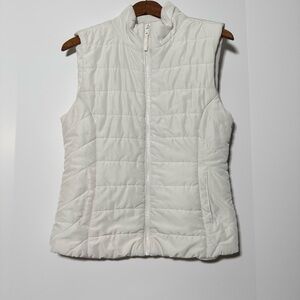 Aeropostale Women’s Hoodless Vest White, M